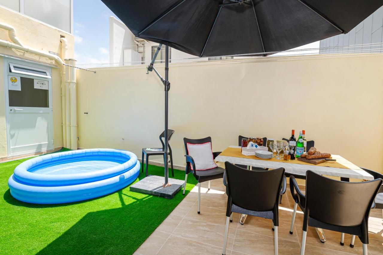 Summer Breeze 3 Bedroom Family Maisonette With Sunny Terrace In Mellieha - By Getawaysmalta Exteriör bild
